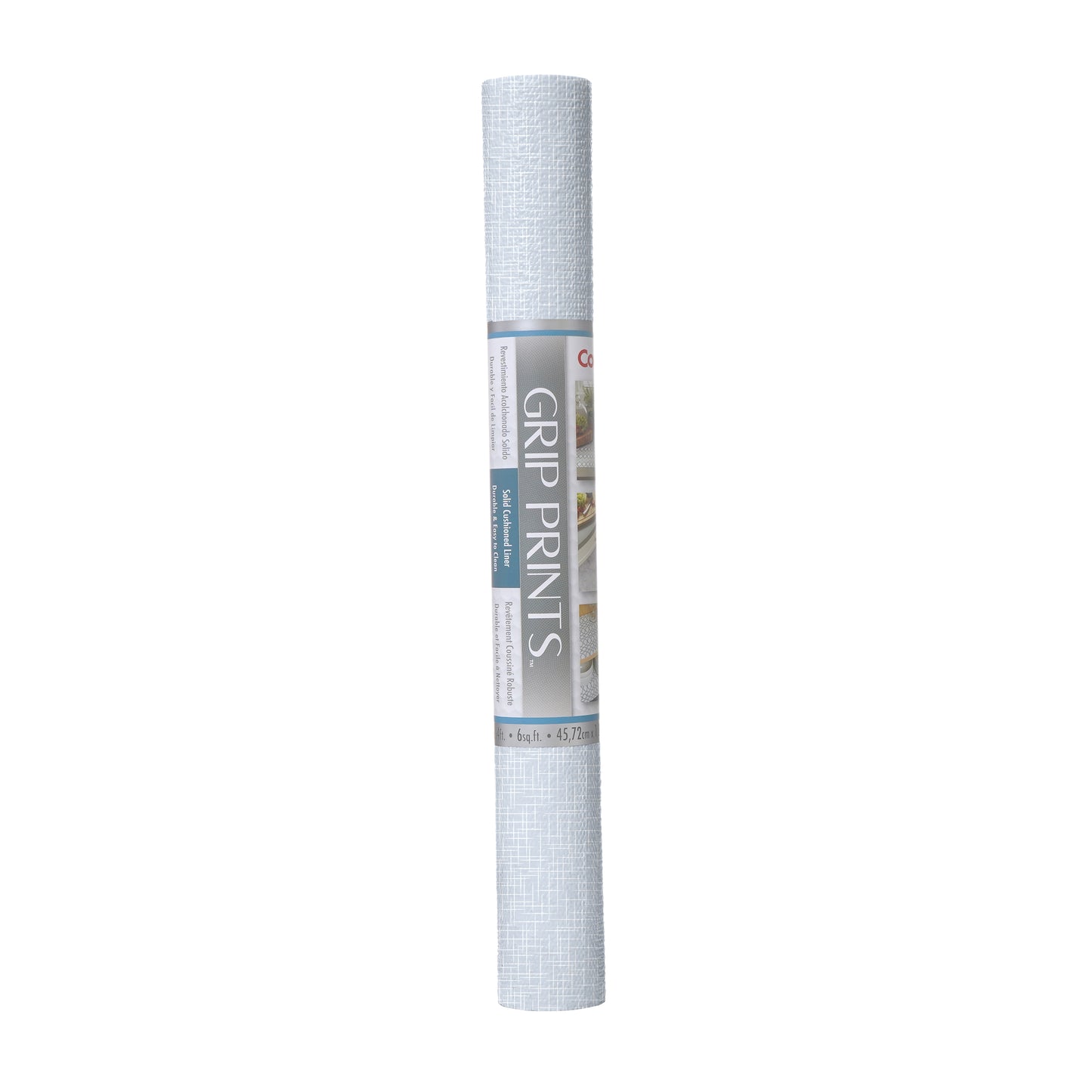 Con-Tact® Brand Grip Prints™, Non-Adhesive, Linen Pewter