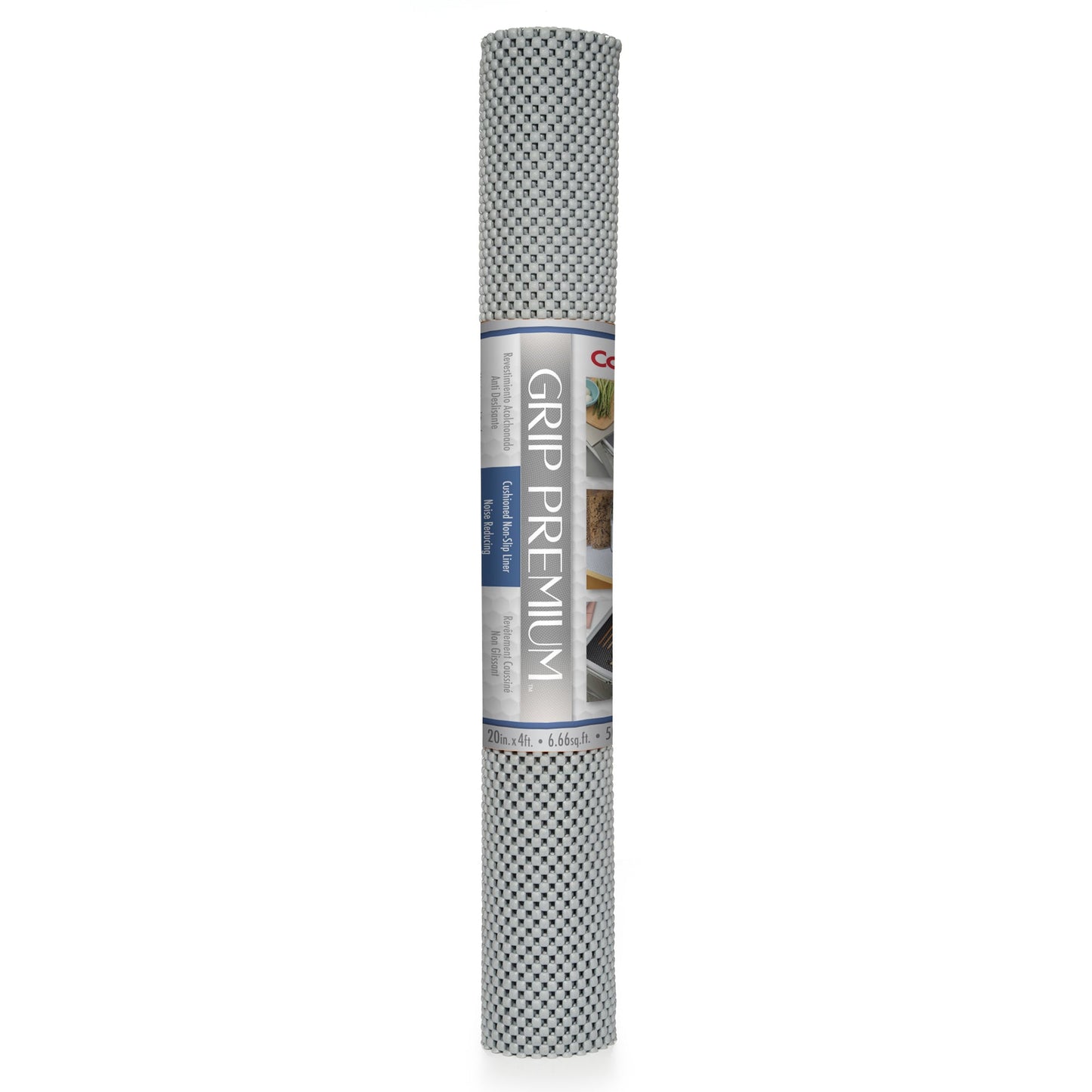 Con-Tact® Brand Printed Grip Premium – Grip Shelf Liner, Cool Gray