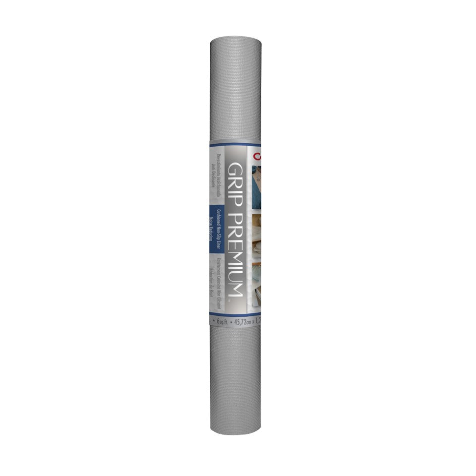 Con-Tact® Brand Grip Textures™ - Embossed / Solid - Non-Adhesive Alloy Gray