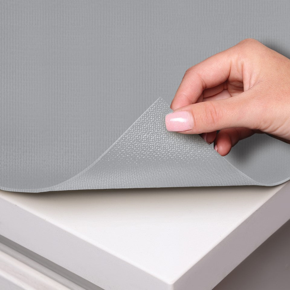 Con-Tact® Brand Grip Textures™ - Embossed / Solid - Non-Adhesive Alloy Gray