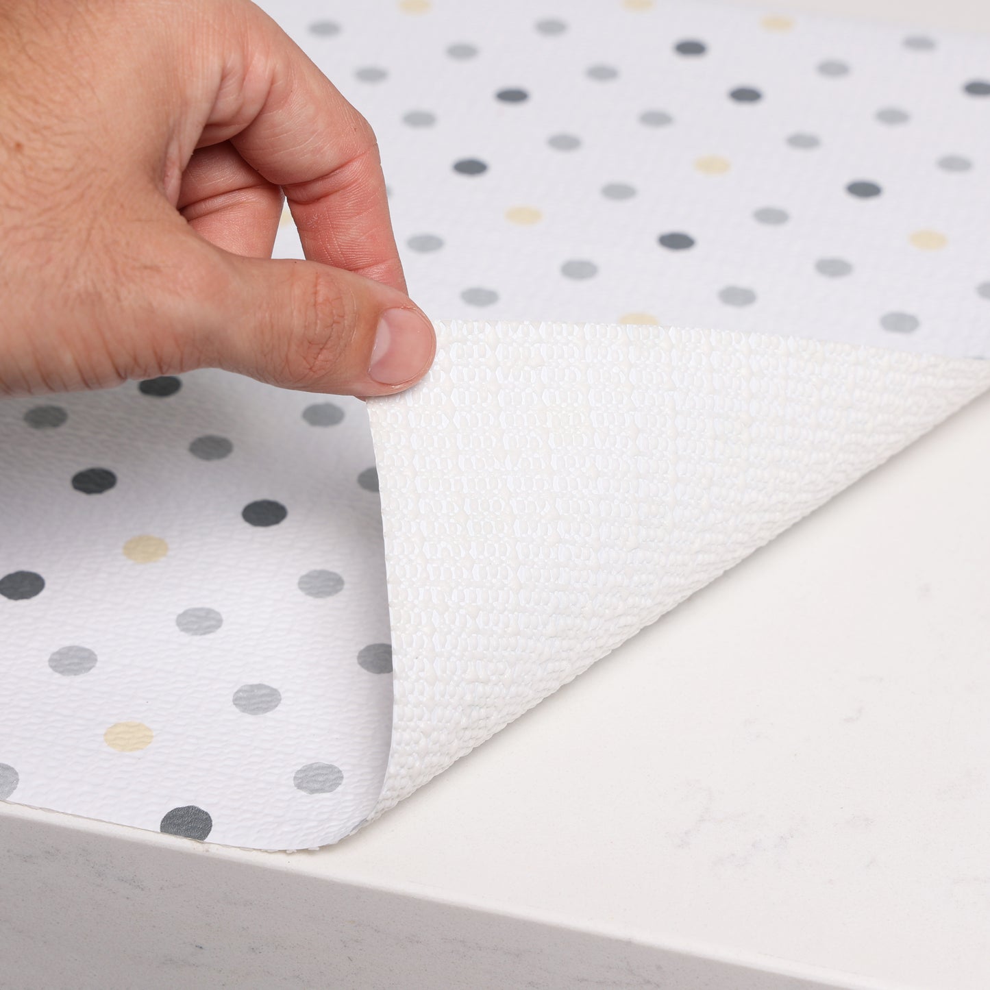 Con-Tact® Brand Grip Prints™, Non-Adhesive, Dottie Gray