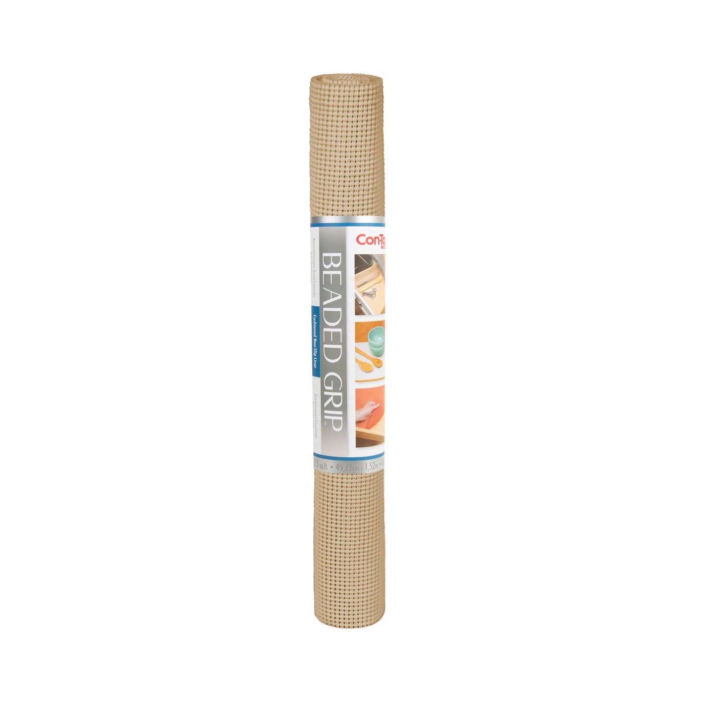 Con-Tact® Brand Beaded Grip Liners - Medium Cushion Taupe