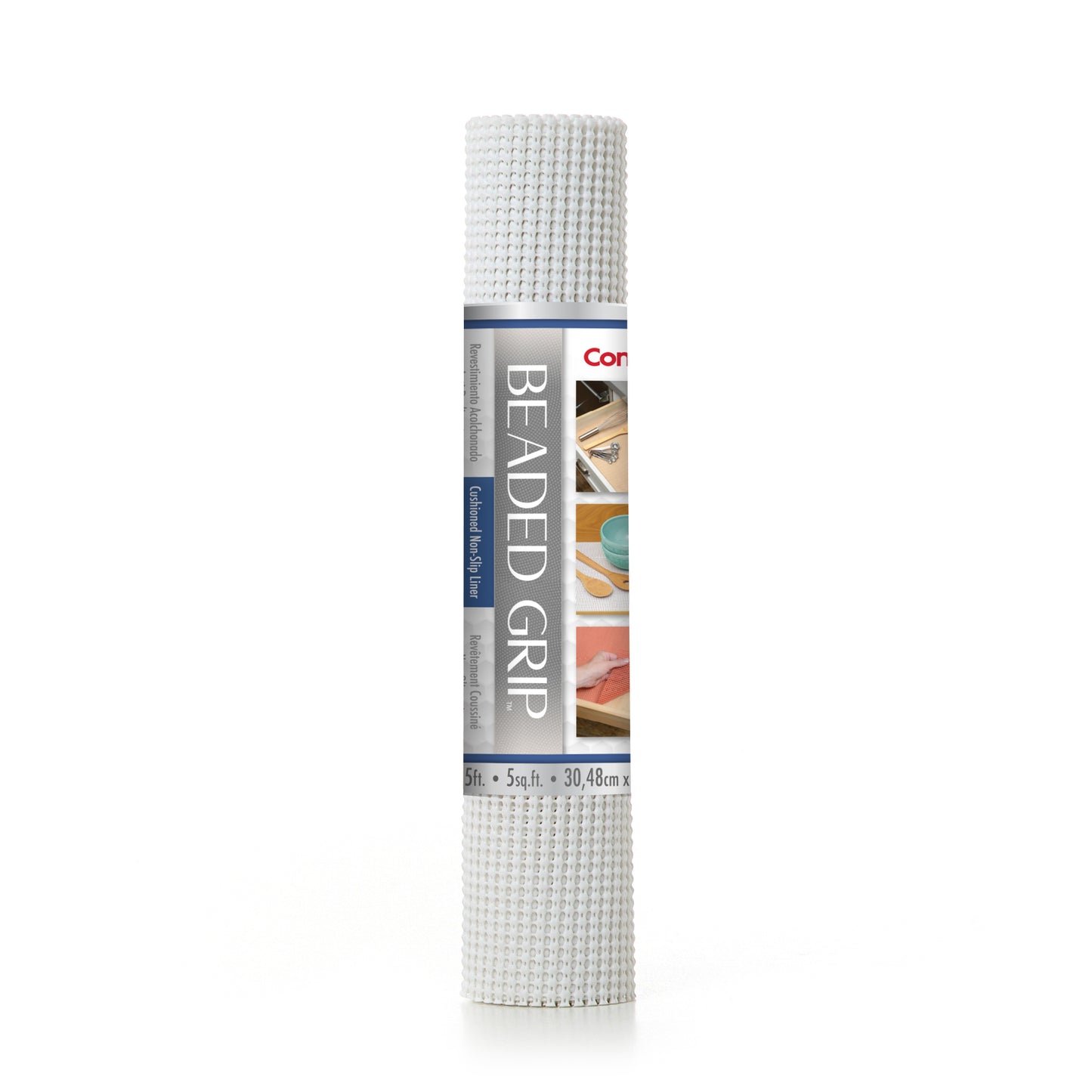 Con-Tact® Brand Beaded Grip Liners - Medium Cushion White