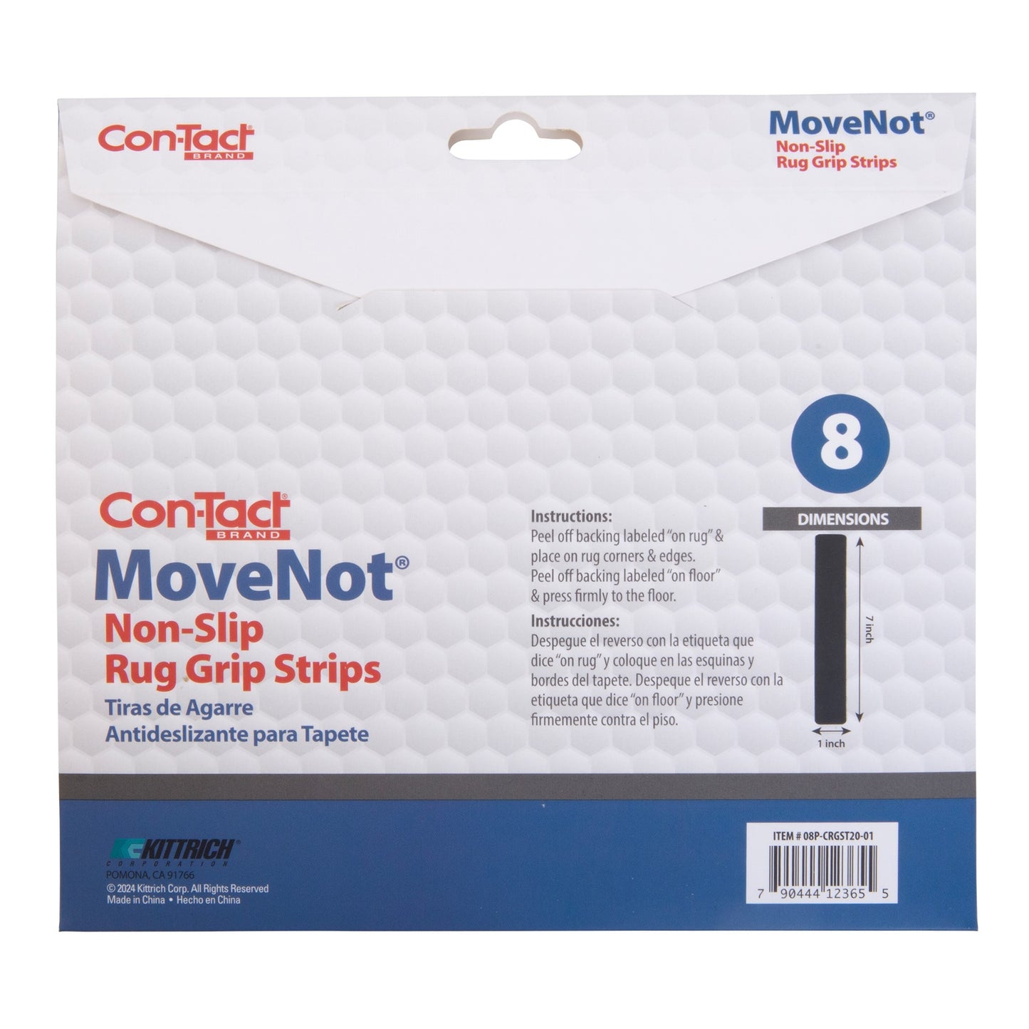 Con-Tact® Brand MoveNot – Rug Accessories , Black
