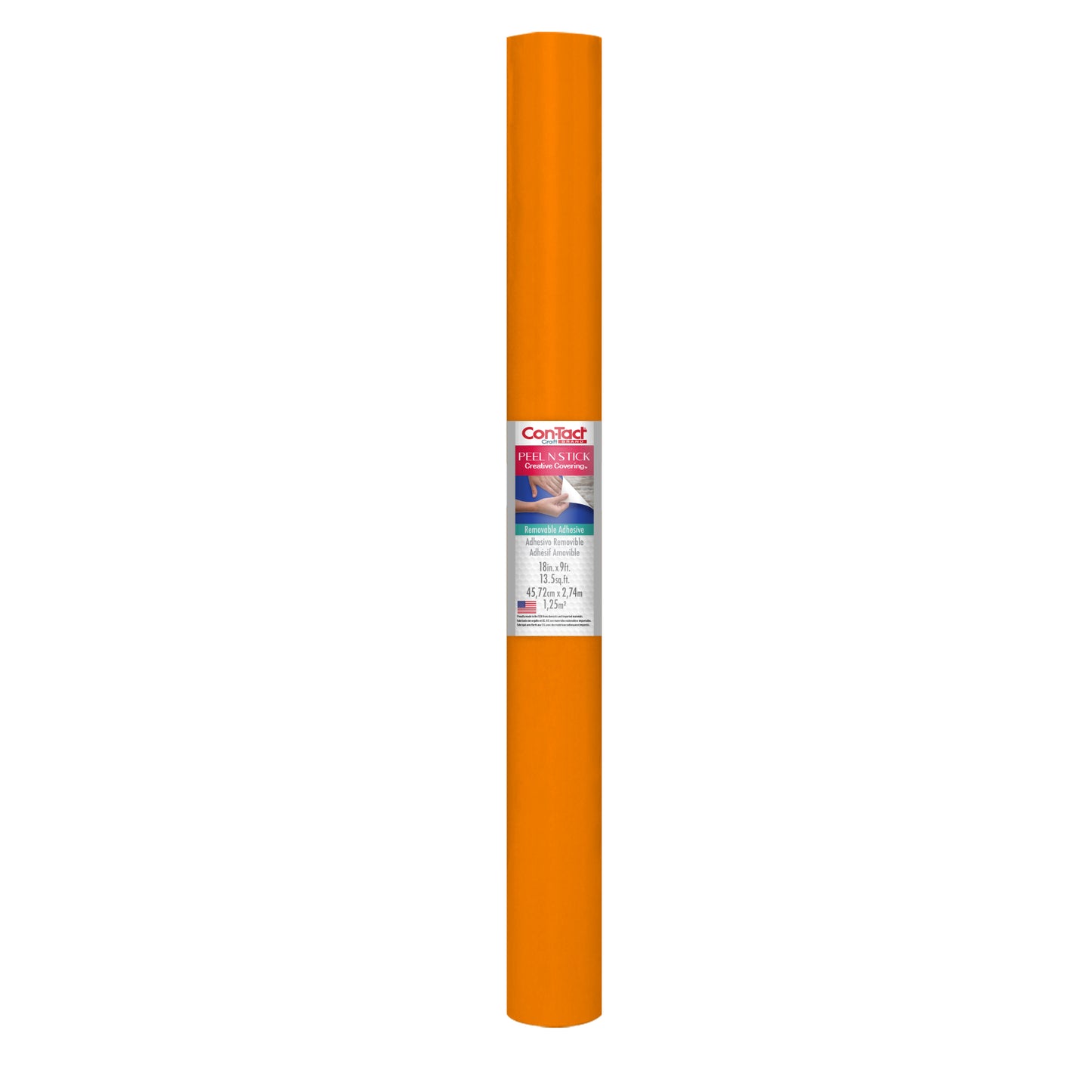 Con-Tact® Brand Craft - Peel N Stick™, Self-Adhesive, Orange