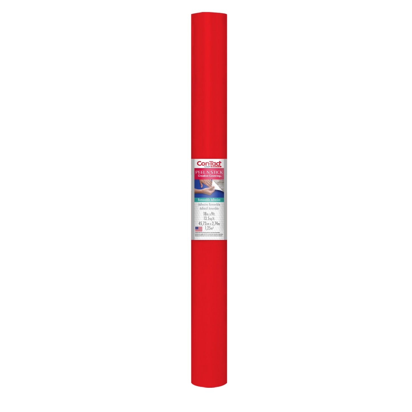 Con-Tact® Brand Craft - Peel N Stick™, Self-Adhesive, Fire Engine Red