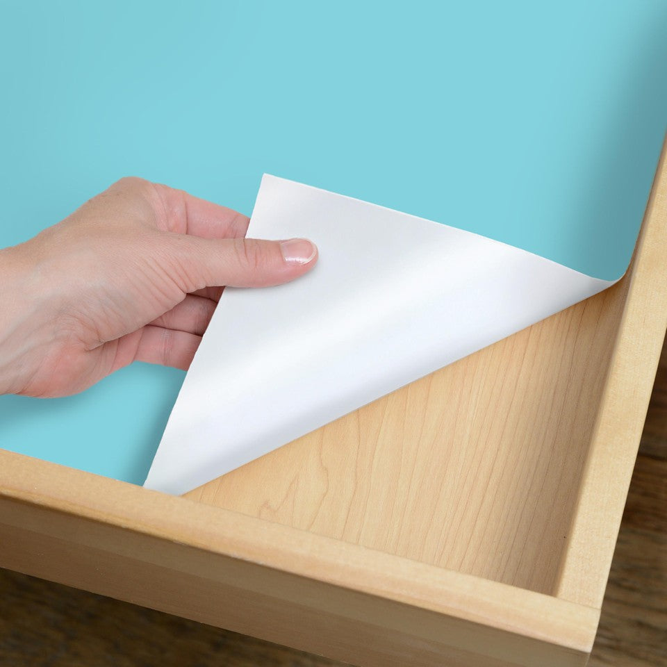 Con-Tact® Brand Creative Covering™ Duo Pack – Removable Self-Adhesive Shelf Liner, Teal/English Rose Blue