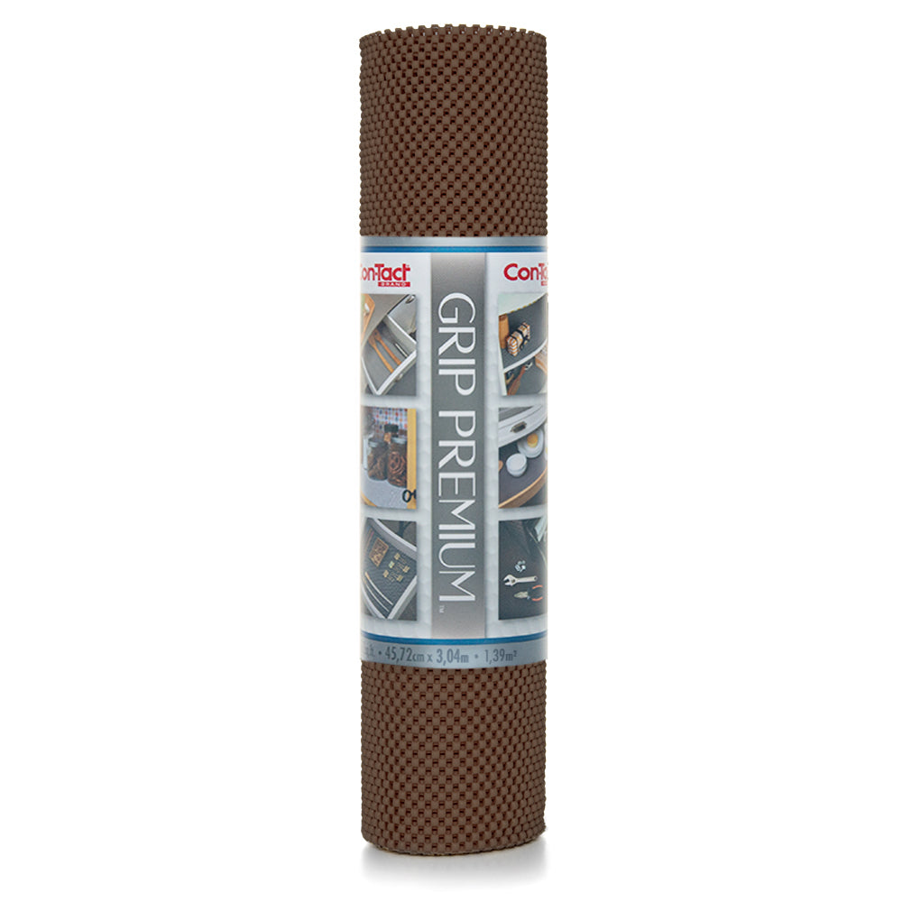 Con-Tact® Brand Printed Grip Premium – Grip Shelf Liner, Chocolate