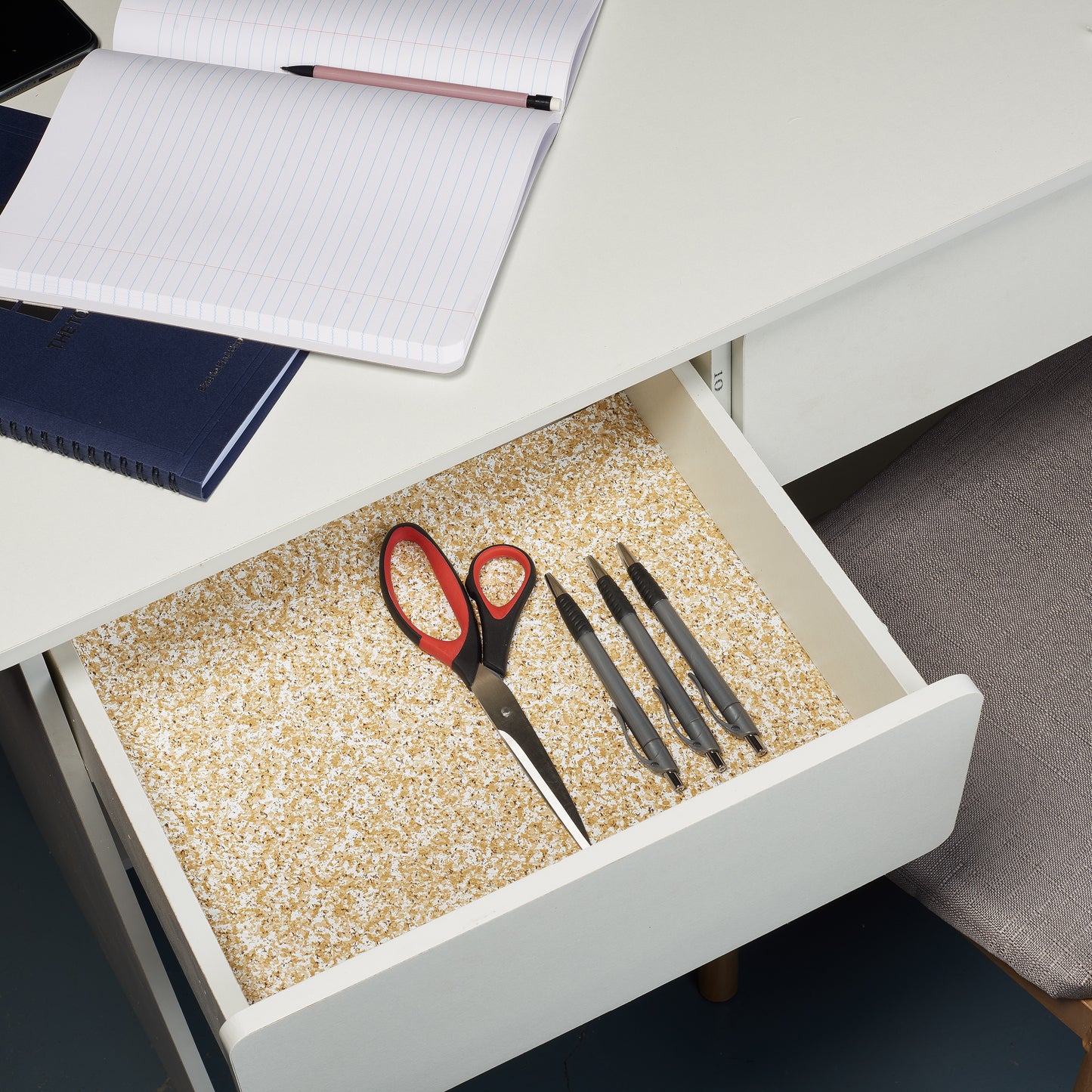 Con-Tact® Brand Grip Prints™, Non-Adhesive, Beige Granite