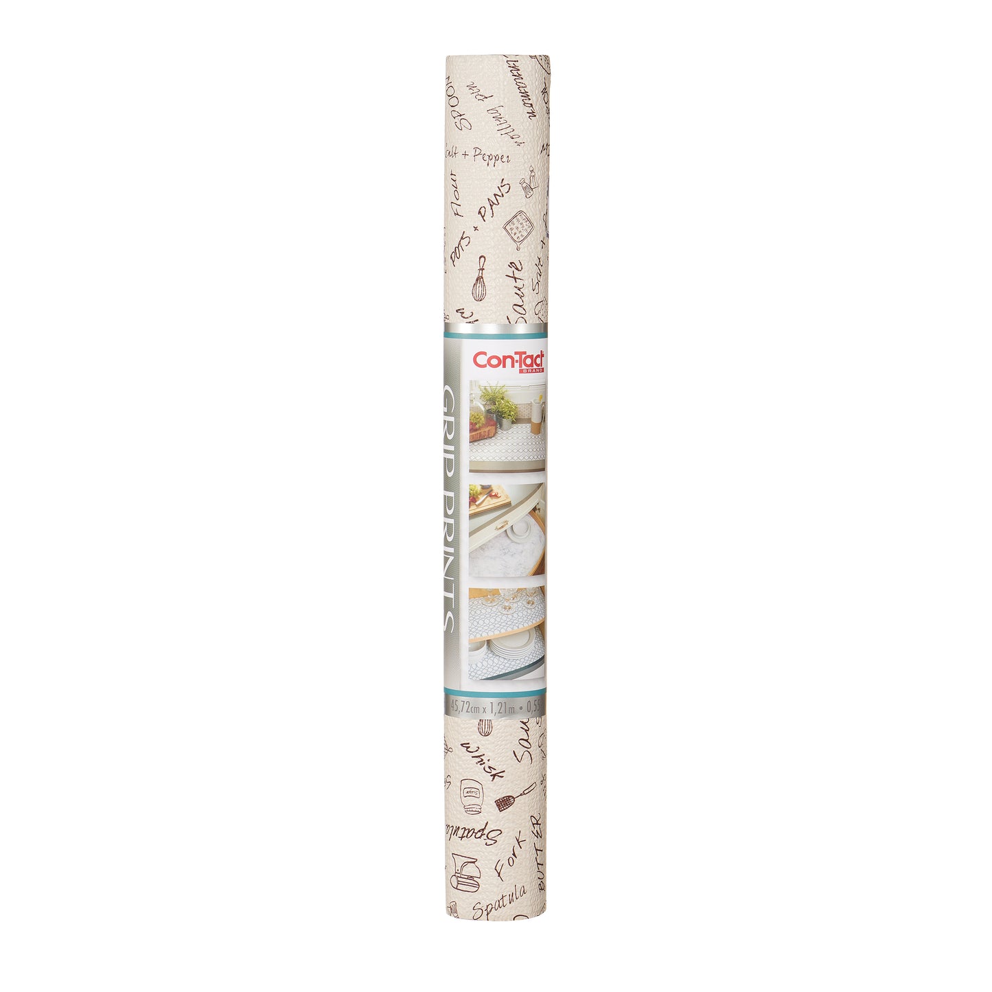 Con-Tact® Brand Grip Prints™, Non-Adhesive, Bon Appetit
