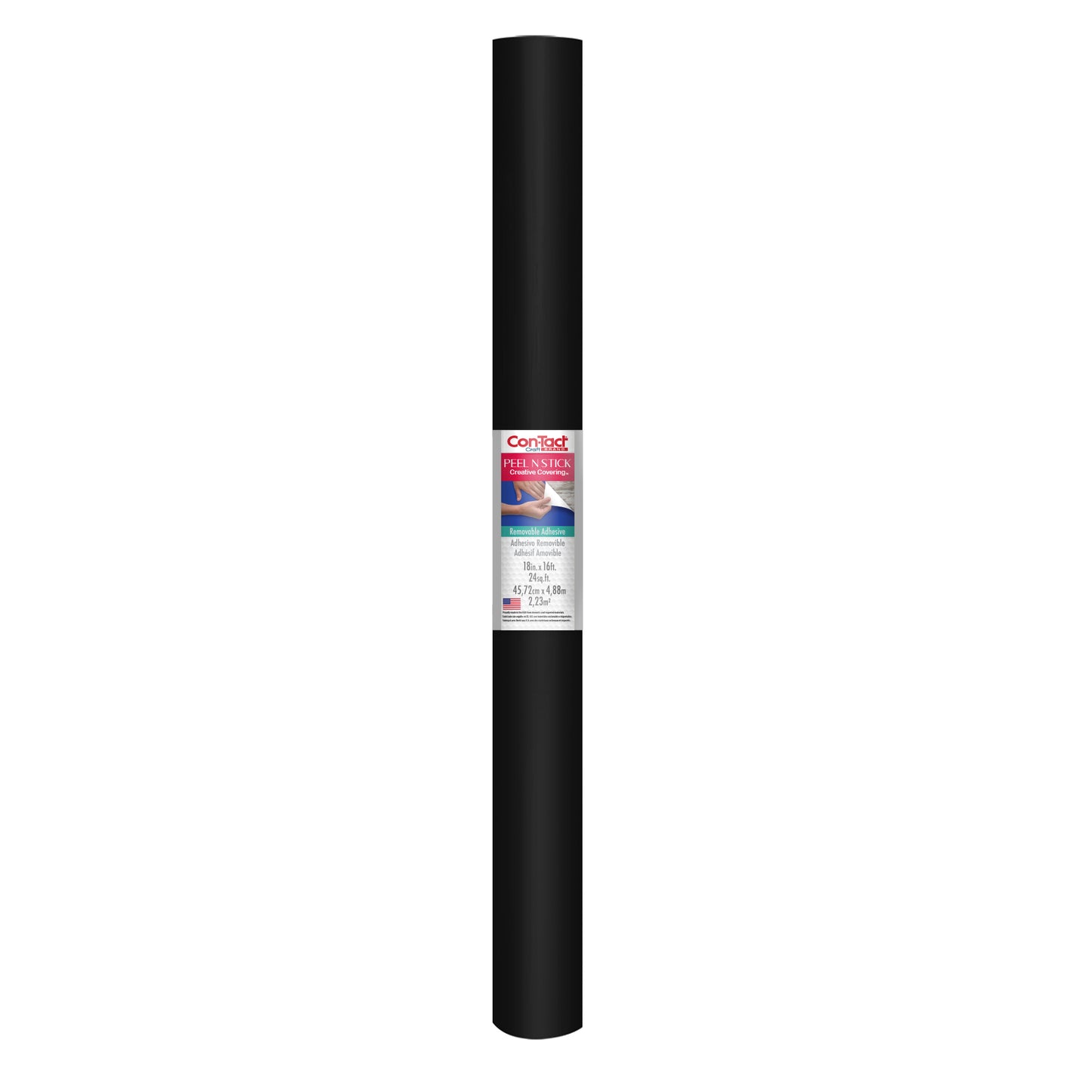 Con-Tact® Brand Craft - Peel N Stick™, Self-Adhesive, Black