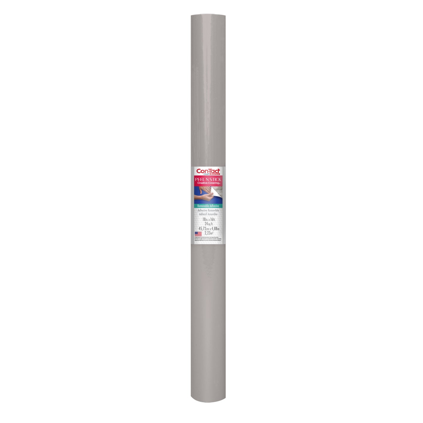 Con-Tact® Brand Craft - Peel N Stick™, Self-Adhesive, Slate Gray