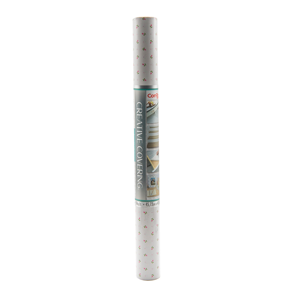 Creative Covering™, Peel & Stick, Rosebud, Removable Self-Adhesive - Floral - Pink