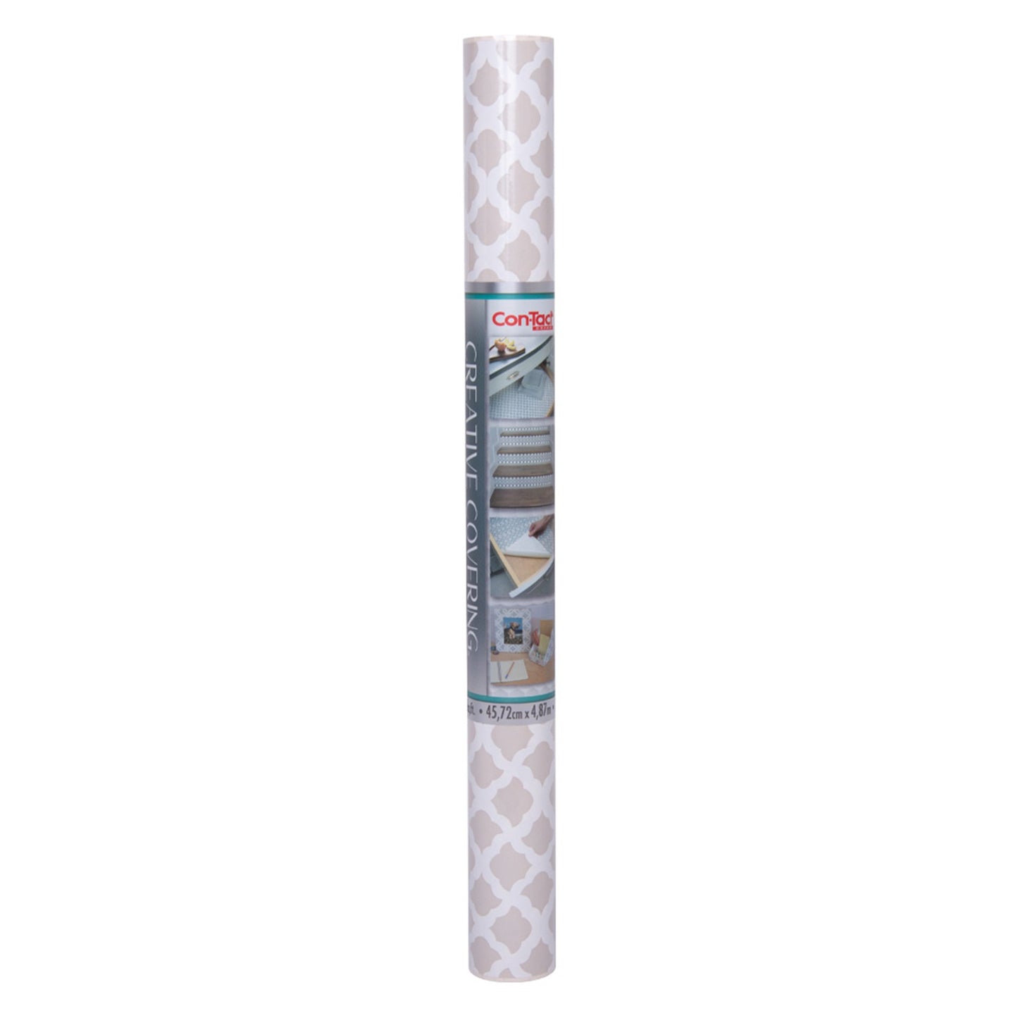 Con-Tact® Brand Creative Covering™ – Removable Self-Adhesive Shelf Liner, Talisman Pale Gray