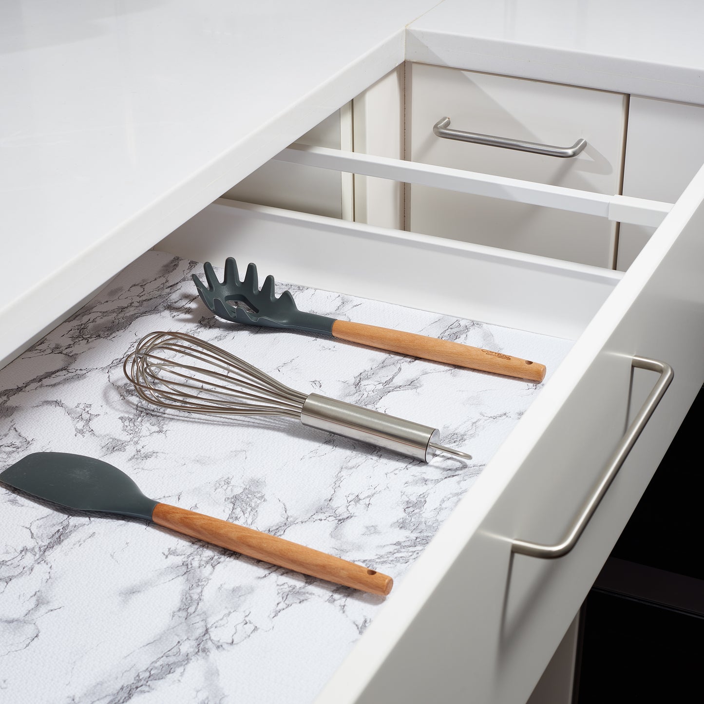 Con-Tact® Brand Grip Prints™, Non-Adhesive, Classic Marble Gray