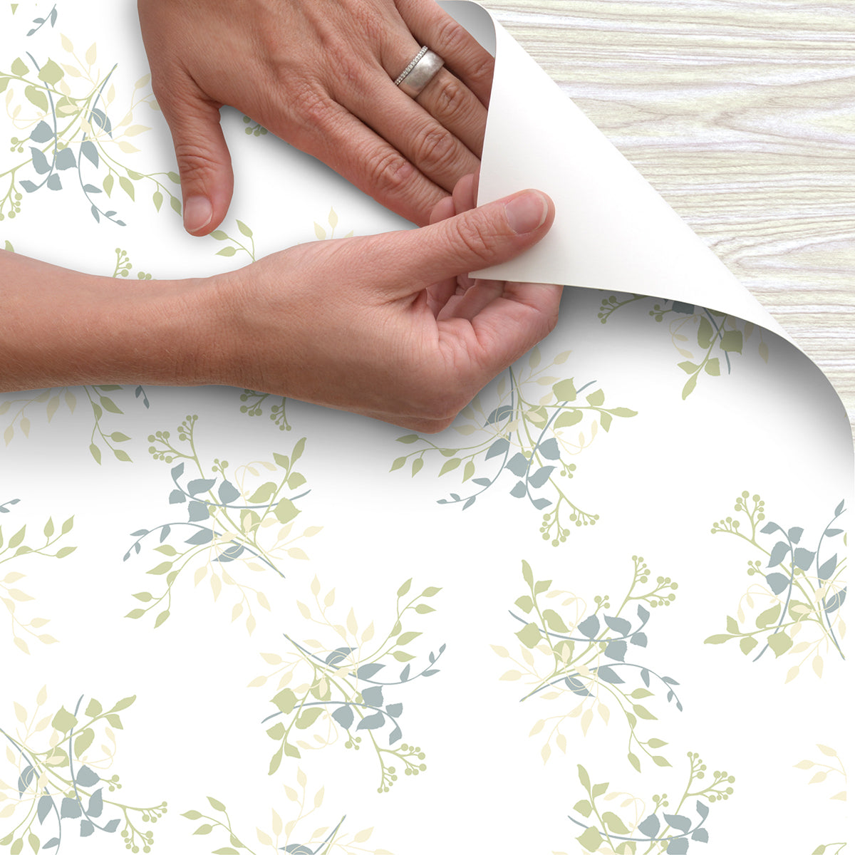 Con-Tact® Brand Creative Covering™ – Removable Self-Adhesive Shelf Liner, Aspen Aloe