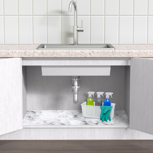 Con-Tact® Brand Under Sink Mat – Kitchen Accessories, Classic Marble