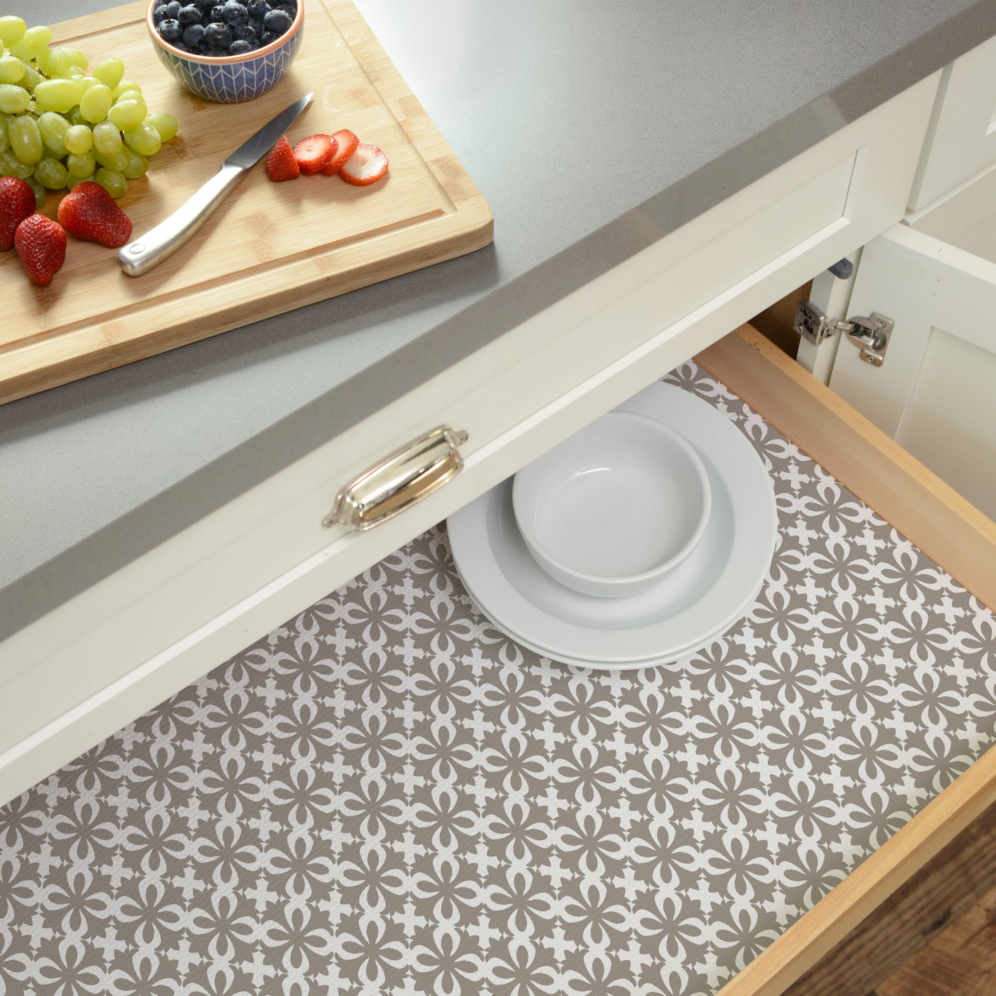 Printed Grip Premium, Non-Adhesive, Sevilla Warm Stone, Grip - Abstract - Gray