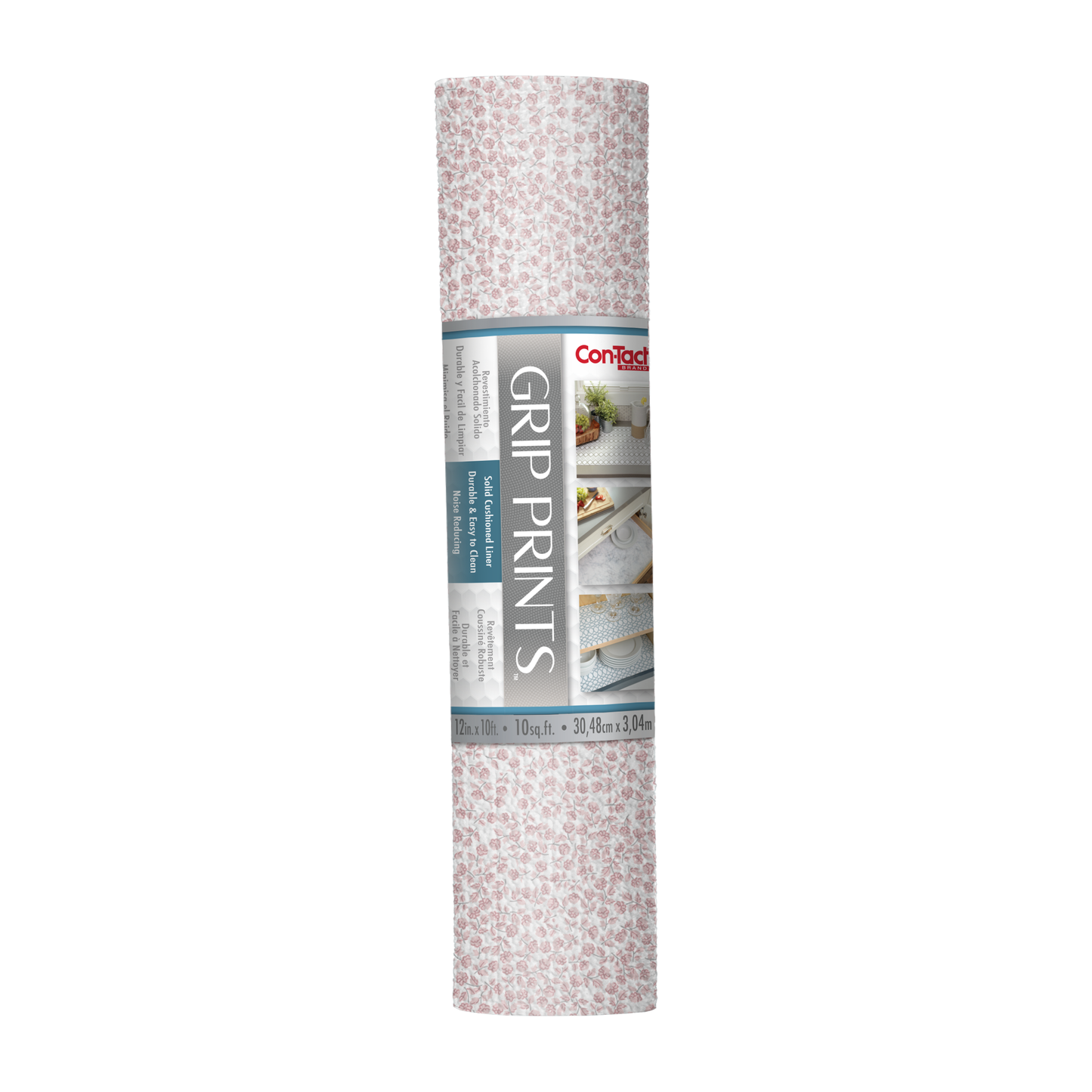 Con-Tact® Brand Grip Prints Premium™, Non-Adhesive, Ashley Dusty Pink