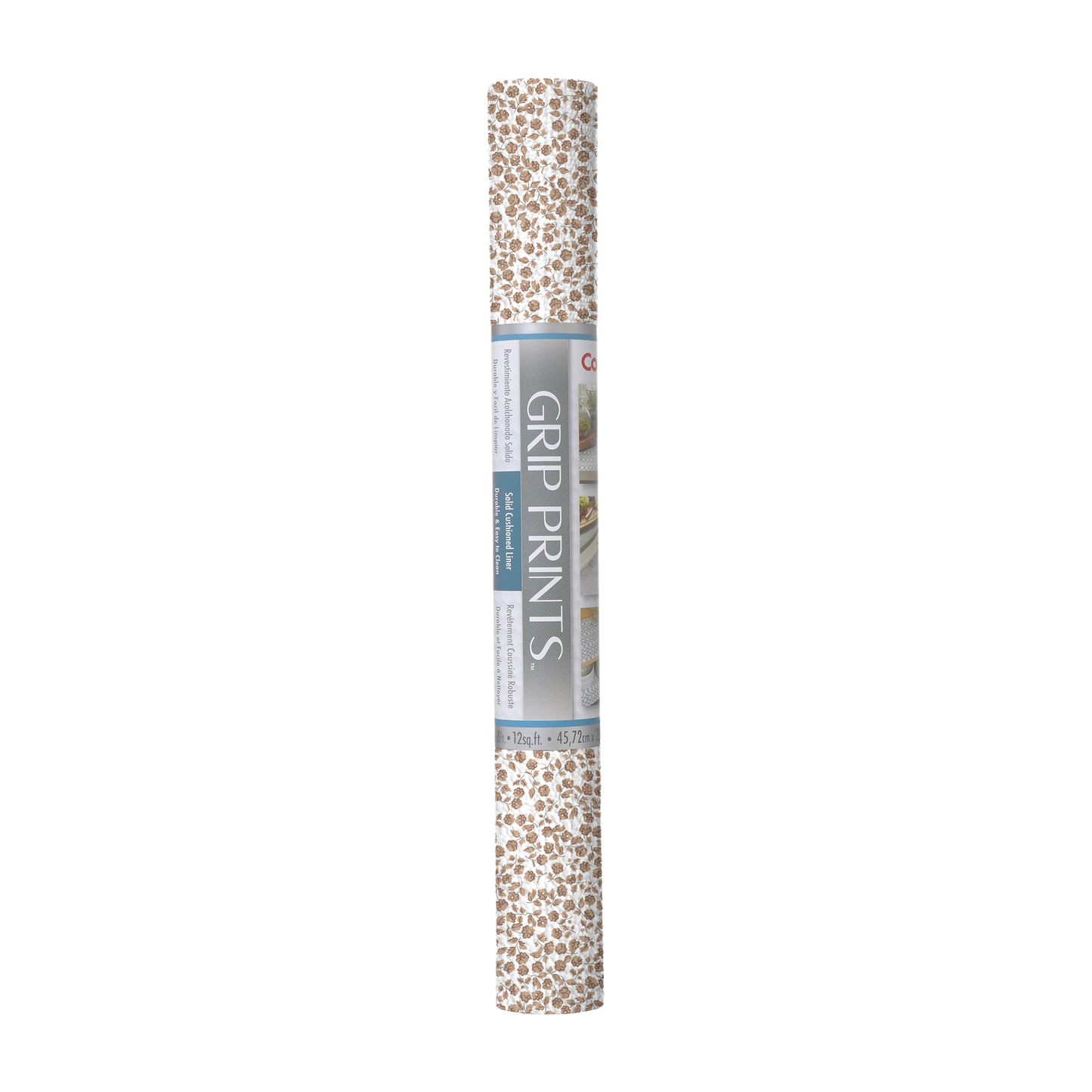 Con-Tact® Brand Grip Prints™, Non-Adhesive, Ashley Taupe