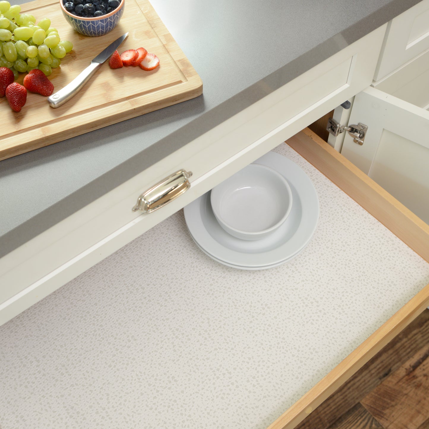 Con-Tact® Brand Grip Prints™, Non-Adhesive, Faded Terrazzo Bone