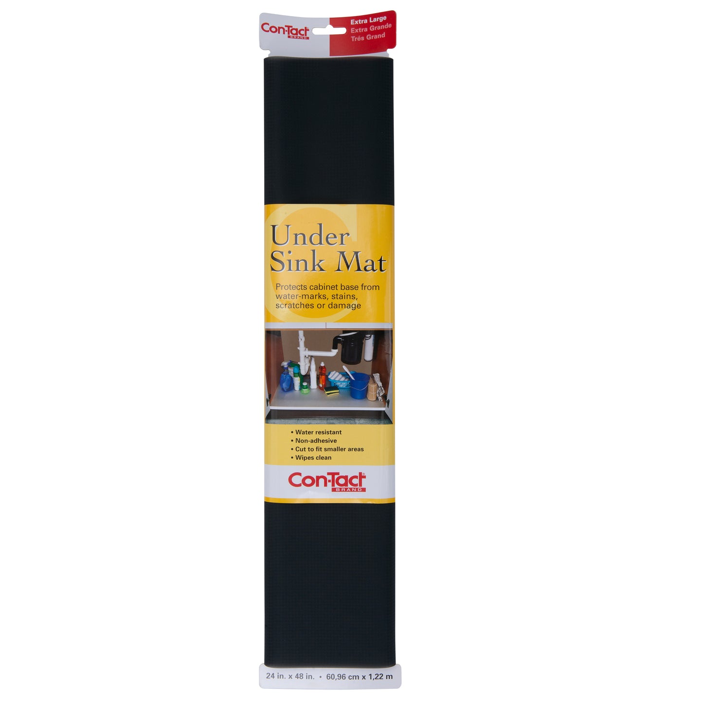 Con-Tact® Brand Under Sink Mat Cool Gray