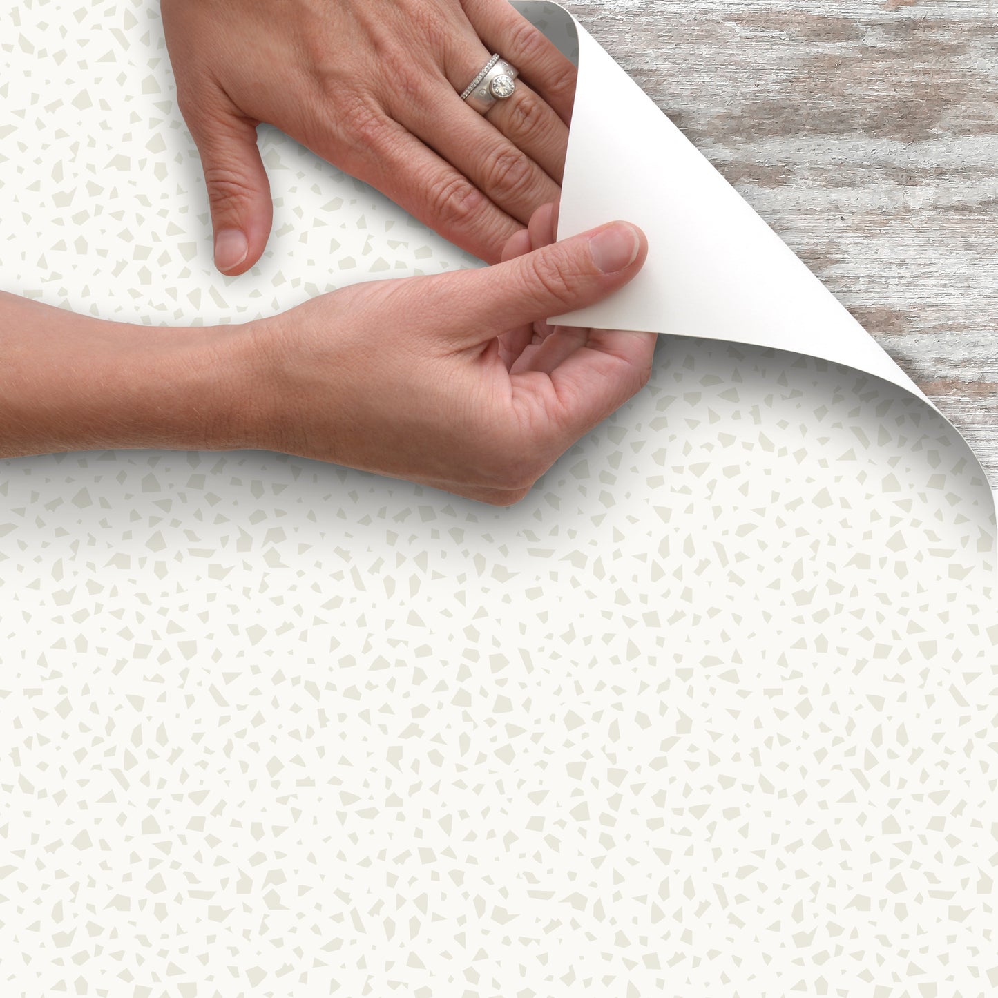 Con-Tact® Brand Creative Covering™ – Removable Self-Adhesive Shelf Liner, Terrazzo Bone