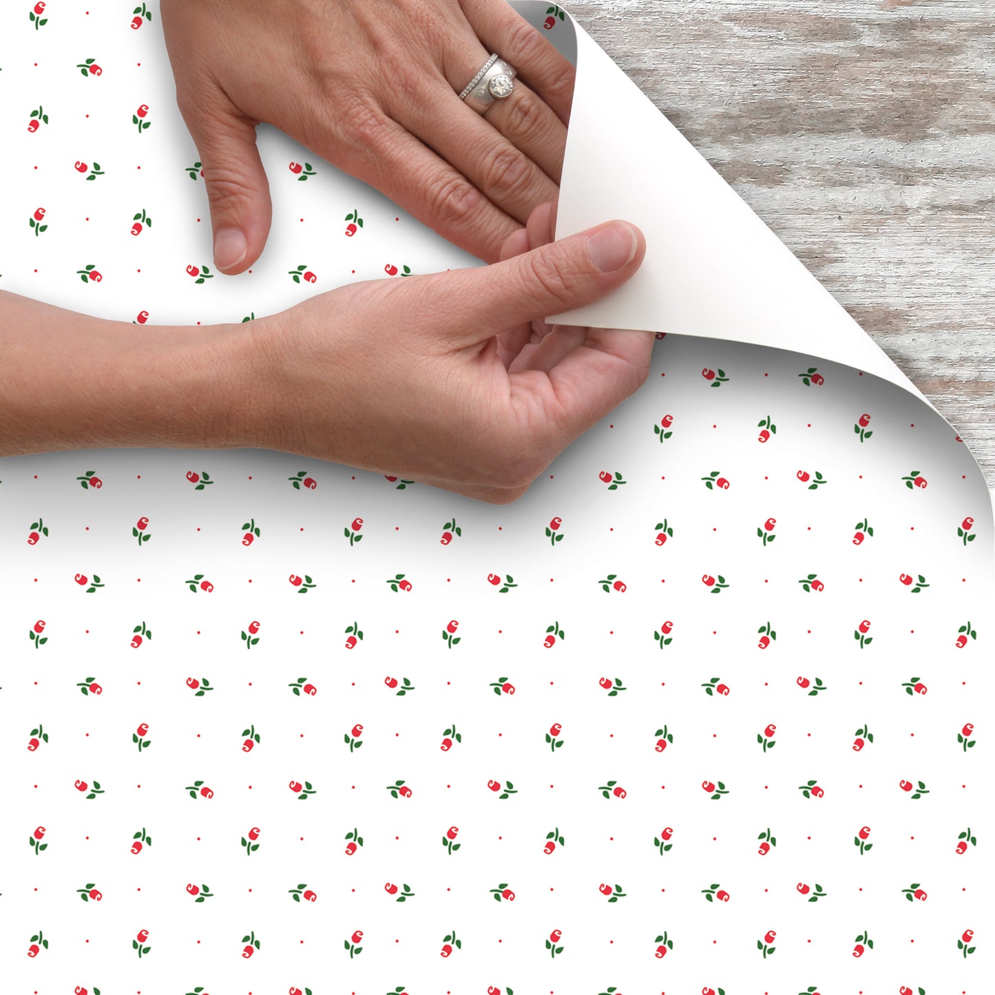 Creative Covering™, Peel & Stick, Rosebud, Removable Self-Adhesive - Floral - Pink