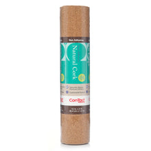 Roll of cork patterned shelf liner.
