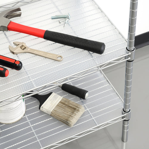 Con-Tact® Brand Premium Shelf Liner, Non-Adhesive on a wire shelf.