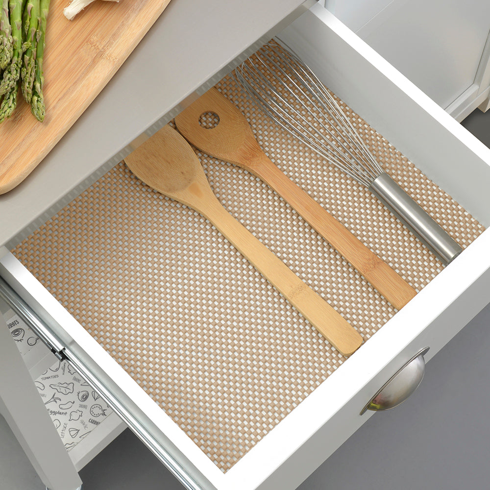 Con-Tact® Brand Printed Grip Premium – Grip Shelf Liner, Taupe