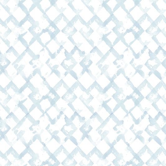 Con-Tact® Brand Grip Prints™, Non-Adhesive, Faded Trellis Blue