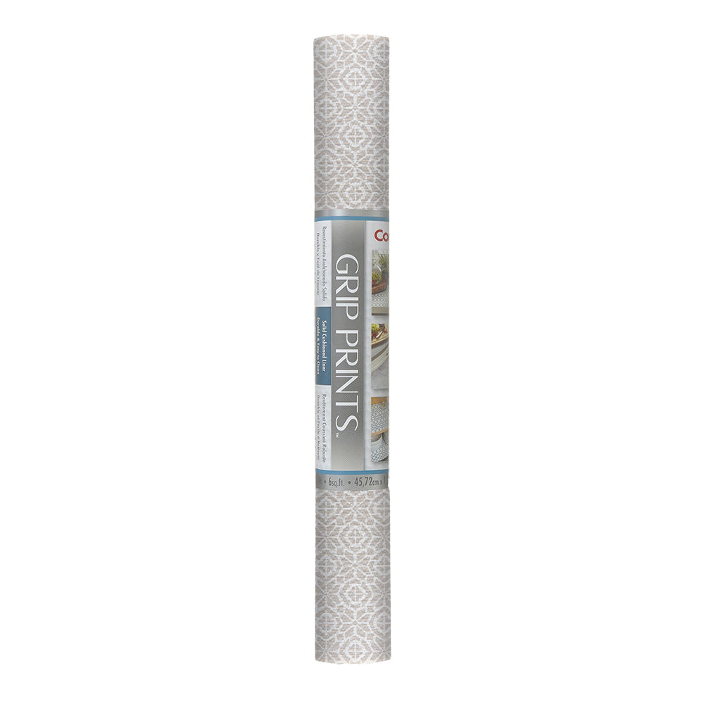 Con-Tact® Brand Grip Prints™, Non-Adhesive, Turkish Mosaic Taupe