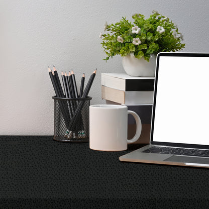 Con-Tact® Brand Creative Covering™ – Removable Self-Adhesive Shelf Liner, Self-Adhesive Faux Leather Black