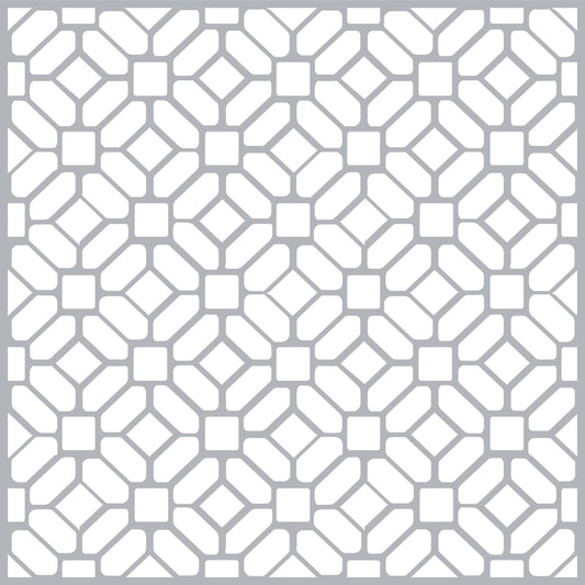 Con-Tact® Brand Deco Squares Geo Gray, Self-Adhesive