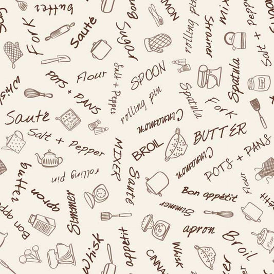 Con-Tact® Brand Grip Prints™, Non-Adhesive, Bon Appétit