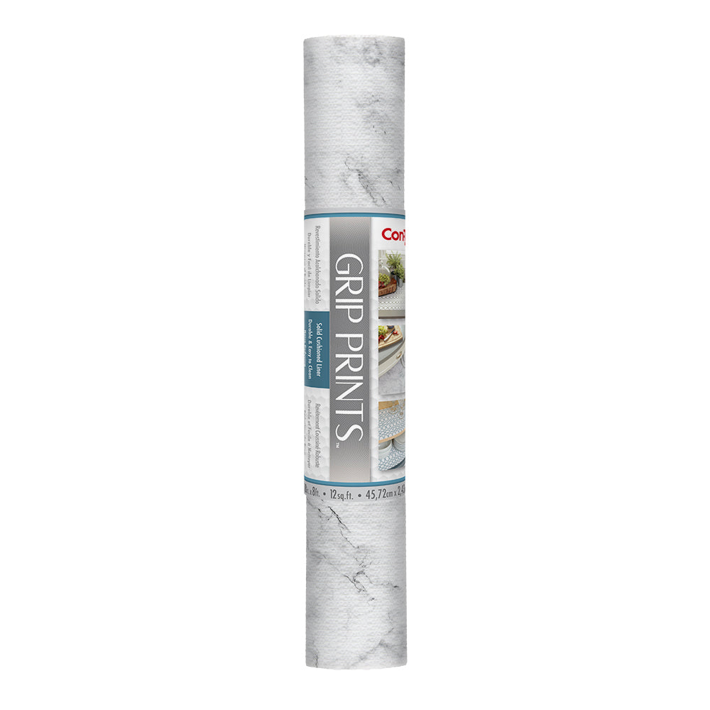 Con-Tact® Brand Grip Prints™, Non-Adhesive, Classic Marble Gray