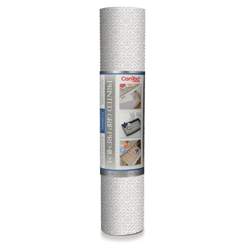 Con-Tact® Brand Printed Grip Premium – Grip Shelf Liner, Speckle Serenity Gray