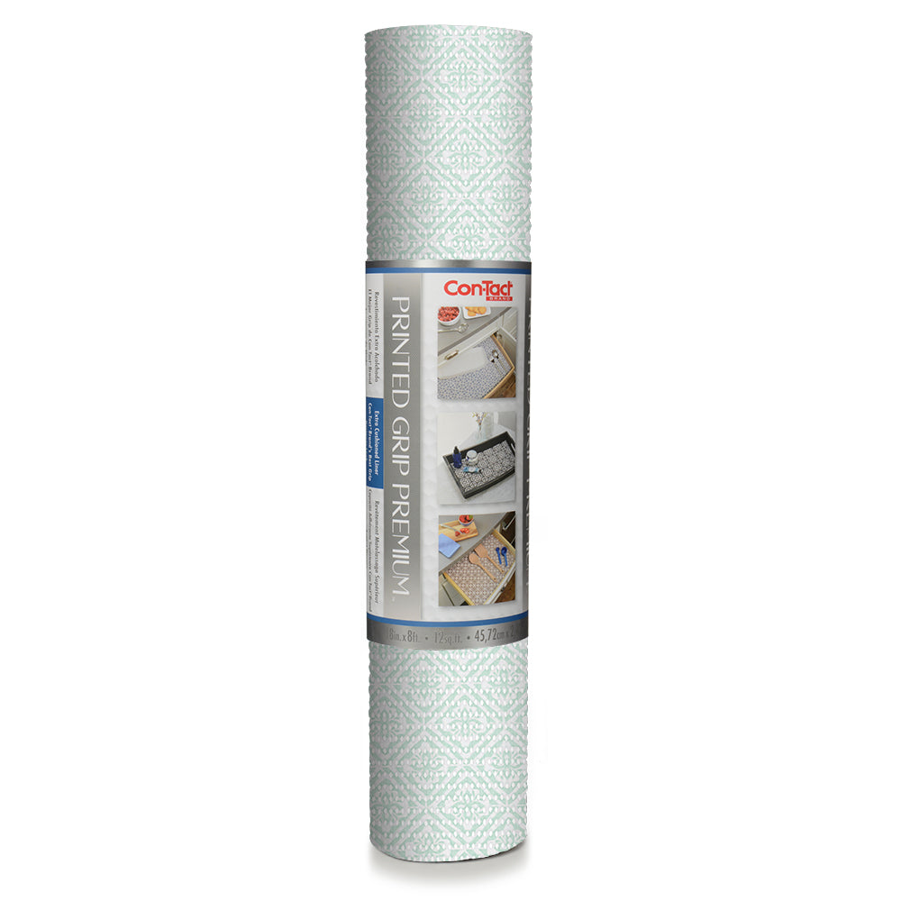 Con-Tact® Brand Printed Grip Premium – Grip Shelf Liner, Speckle Serenity Sage