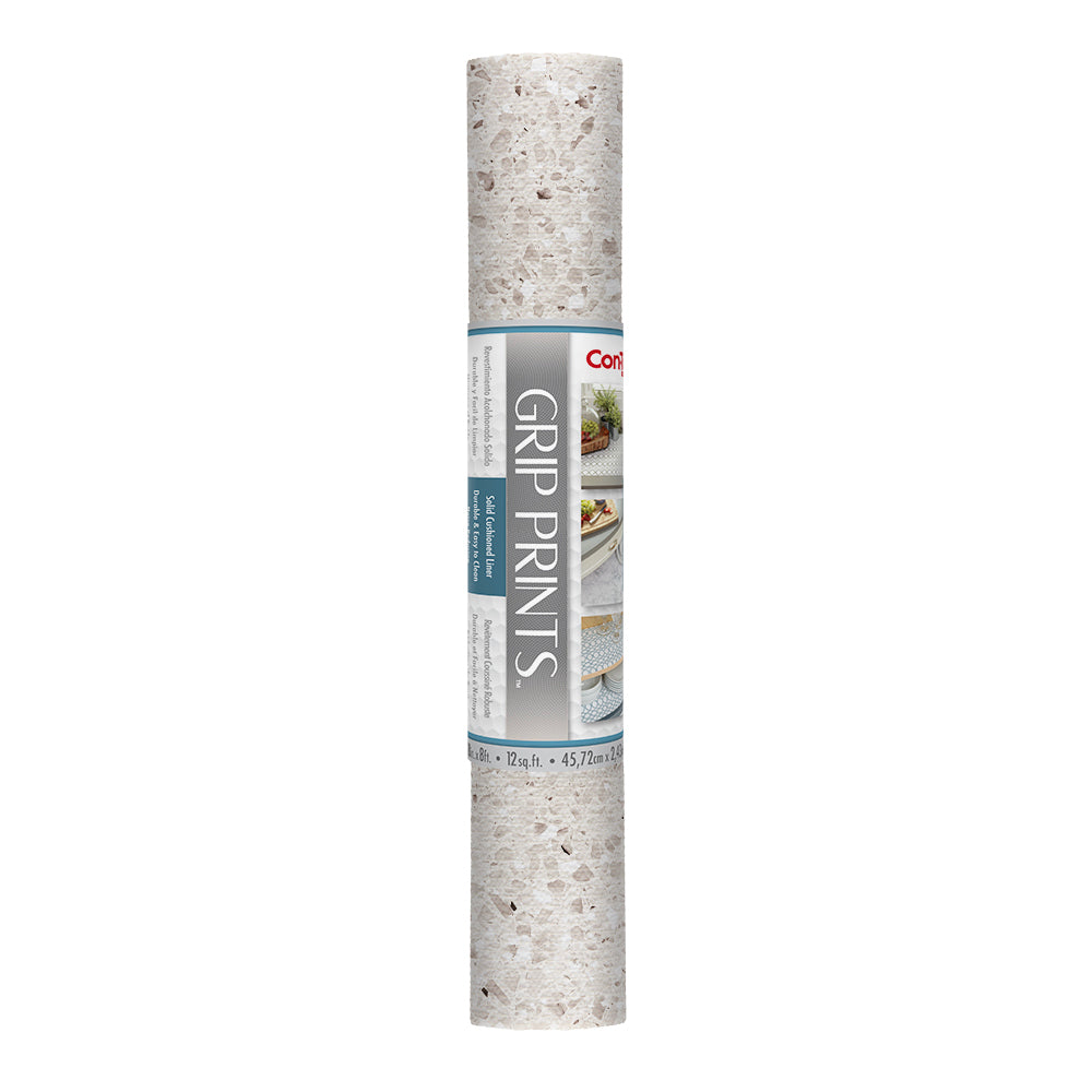 Con-Tact® Brand Grip Prints™, Non-Adhesive, Terrazzo Beige Stone