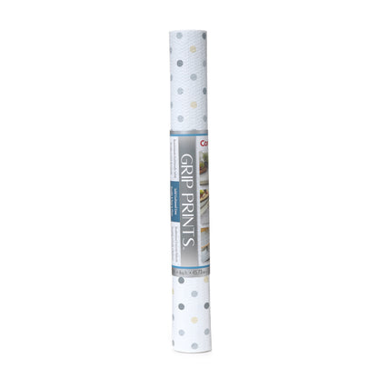 Con-Tact® Brand Grip Prints™, Non-Adhesive, Dottie Gray