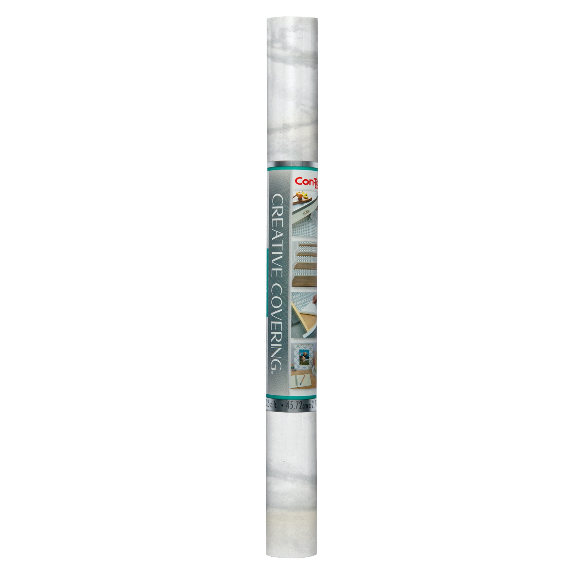 Con-Tact Brand Fodera Autoadesiva Per Mensole – Granito Bianco/Nero, 45,7x16 Cm