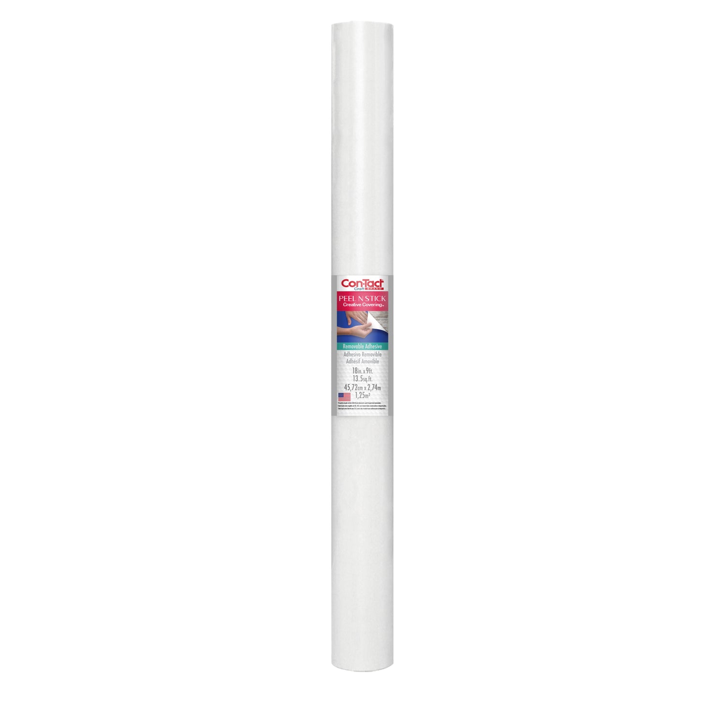 Con-Tact® Brand Creative Covering™ – Removable Self-Adhesive Shelf Liner, White