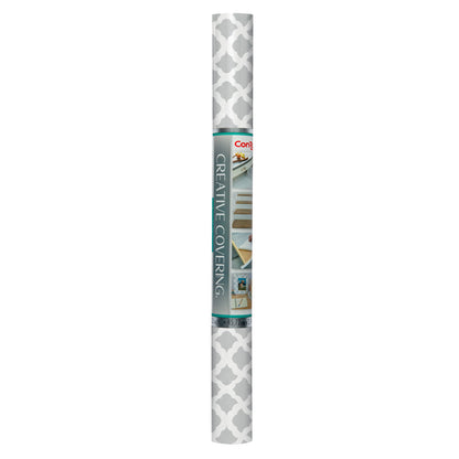 Con-Tact® Brand Creative Covering™ – Removable Self-Adhesive Shelf Liner, Talisman Glacier Gray