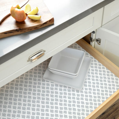 Con-Tact® Brand Creative Covering™ – Removable Self-Adhesive Shelf Liner, Talisman Glacier Gray