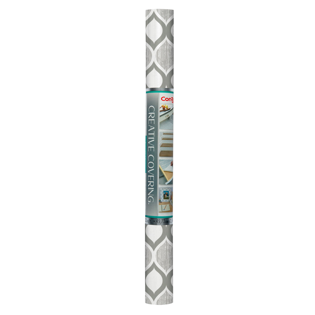 Con-Tact® Brand Creative Covering™ – Removable Self-Adhesive Shelf Liner, Savoy Stone