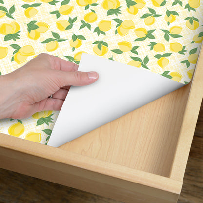 Con-Tact® Brand Creative Covering™ – Removable Self-Adhesive Shelf Liner, Country Lemon
