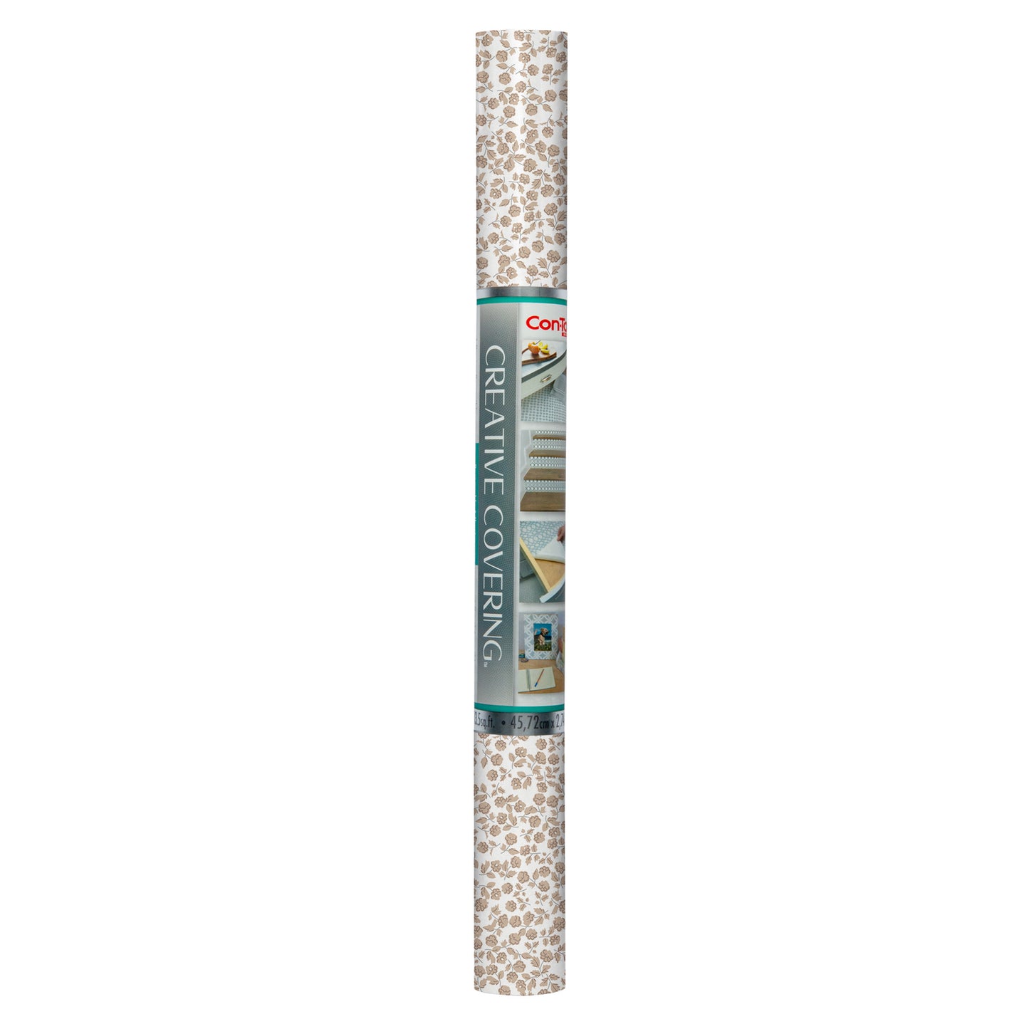 Con-Tact® Brand Creative Covering™ – Removable Self-Adhesive Shelf Liner, Ashley Taupe