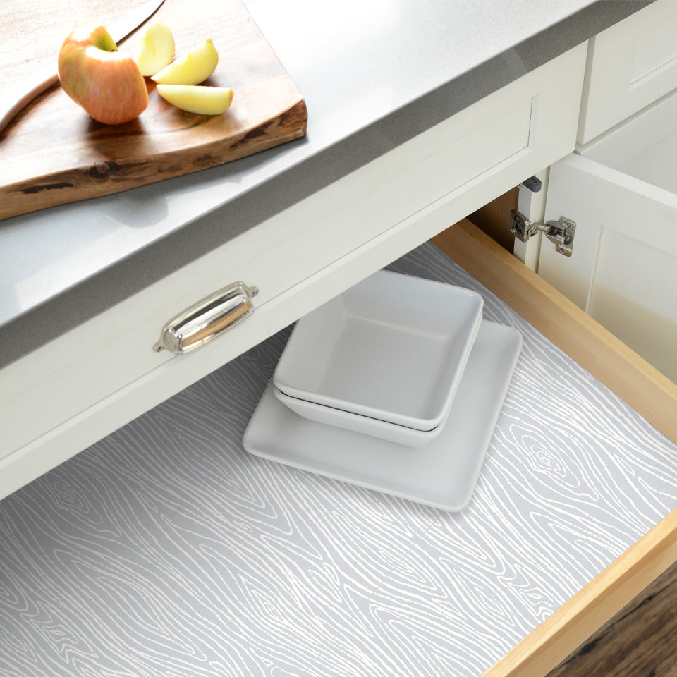 Con-Tact® Brand Creative Covering™ – Removable Self-Adhesive Shelf Liner, Woodgrains Simple Woodgrain Gray