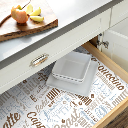 Con-Tact® Brand Creative Covering™ – Removable Self-Adhesive Shelf Liner, Coffee Bar Mocha